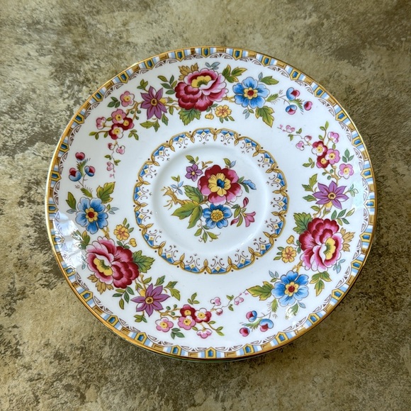 Vintage 1950’s Royal Graftan Fine Bone Floral China Made in England Lot of 3 - Picture 5 of 8